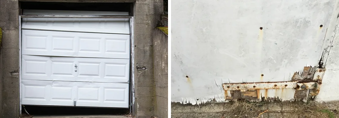 Rotten Commercial Garage Door Repair in Urbana, IL