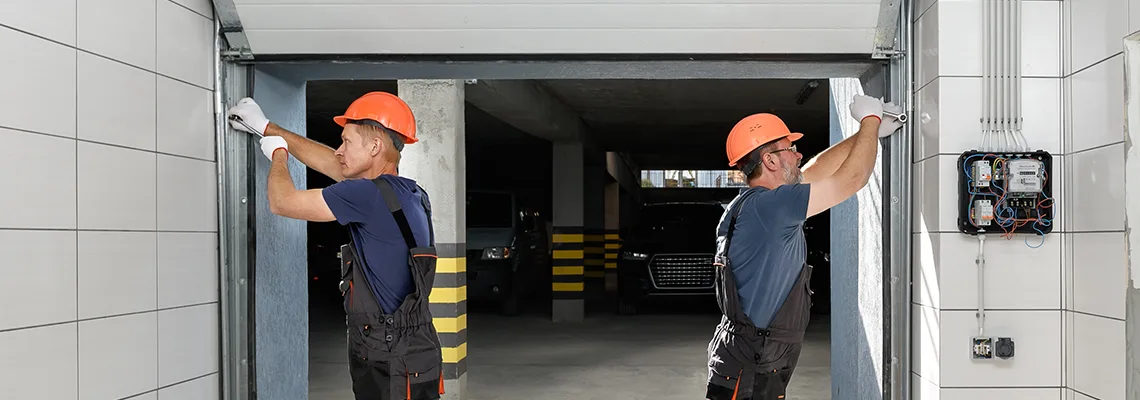 Wooden Garage Door Frame Repair in Urbana, Illinois